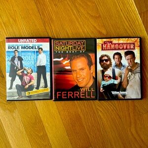 3 Comedy DVDs
